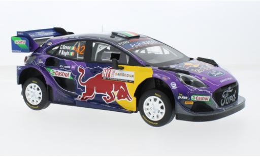 Ford Puma 1/18 Top Speed Rally1 No.42 M-Sport World Rally Team Red Bull Rallye WM Rallye Sardinien 2022 1:18 coche miniatura