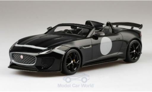 Coche miniatura Jaguar F-Type 1/18 Top Speed Project 7 negro RHD Jaguar F-Type 1/18 Top Speed Project 7 negro RHD coche miniatura