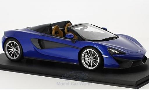 Coche miniatura McLaren 570 1/18 Top Speed S Spider azul McLaren 570 1/18 Top Speed S Spider azul coche miniatura