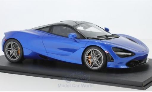 McLaren 720 1/18 Top Speed S metalico azul coche miniatura