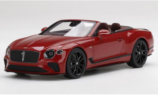 Coche miniatura Bentley Continental 1/18 Top Speed GT Convertible Mulliner Number 1 Edition metallise rojo Bentley Continental 1/18 Top Speed GT Convertible Mulliner Number 1 Edition metallise rojo coche miniatura