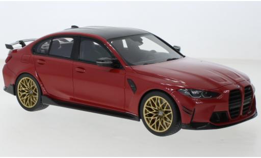 Bmw M3 1/18 Top Speed M-Performance (G80) metallise rojo 2021 coche miniatura