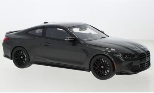 Bmw M4 1/18 Top Speed Competition (G82) metallise gris coche miniatura