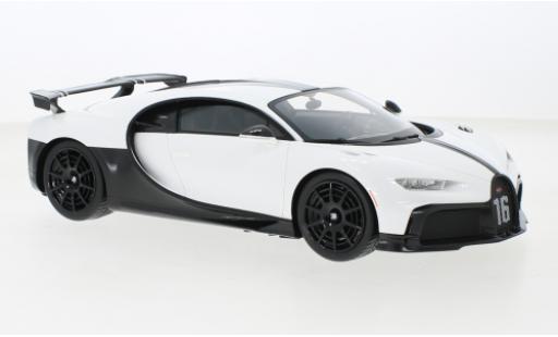 Coche miniatura Bugatti Chiron 1/18 Top Speed Pur Sport blanco Bugatti Chiron 1/18 Top Speed Pur Sport blanco coche miniatura