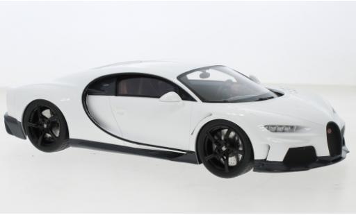 Coche miniatura Bugatti Chiron 1/18 Top Speed Super Sport blanco Bugatti Chiron 1/18 Top Speed Super Sport blanco coche miniatura