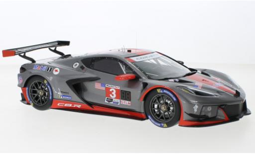Chevrolet Corvette 1/18 Top Speed C8.R No.3 Racing IMSA 12h Sebring 2021 coche miniatura