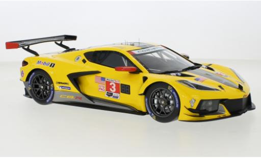 Chevrolet Corvette 1/18 Top Speed C8.R No.3 Racing IMSA 12h Sebring 2022 coche miniatura