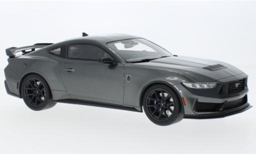 Ford Mustang 1/18 Top Speed Dark Cheval gris 2024 coche miniatura