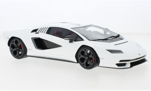 Coche miniatura Lamborghini Countach 1/18 Top Speed LPI 800-4 blanco 2021 Lamborghini Countach 1/18 Top Speed LPI 800-4 blanco 2021 coche miniatura