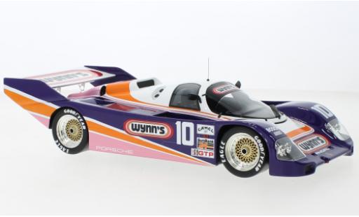 Coche miniatura Porsche 962 1987 1/18 Top Speed No.10 Hotchkis Racing Wynns IMSA 24h Daytona Porsche 962 1987 1/18 Top Speed No.10 Hotchkis Racing Wynns IMSA 24h Daytona coche miniatura
