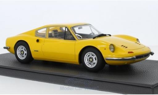 Coche miniatura Ferrari Dino 1/18 Topmarques Collectibles 246 GT amarillo Ferrari Dino 1/18 Topmarques Collectibles 246 GT amarillo coche miniatura