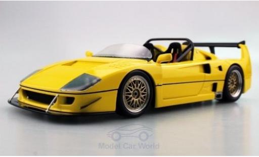 Coche miniatura Ferrari F40 1/18 Topmarques Collectibles LM Beurlys Barchetta amarillo Ferrari F40 1/18 Topmarques Collectibles LM Beurlys Barchetta amarillo coche miniatura