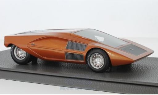 Lancia Stratos 1/18 Topmarques Collectibles Zero Concept metalico naranja 1970 coche miniatura