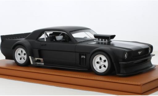 Ford Mustang 1/18 Topmarques Collectibles matte noir 1965 coche miniatura