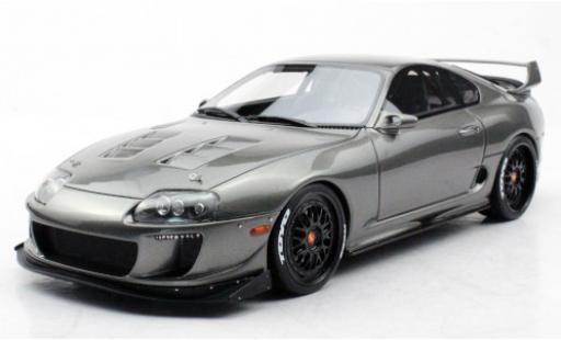 Coche miniatura Toyota Supra 1/18 Topmarques Collectibles Enrique Munoz Twin Turbo ERM metalico gris Toyota Supra 1/18 Topmarques Collectibles Enrique Munoz Twin Turbo ERM metalico gris coche miniatura