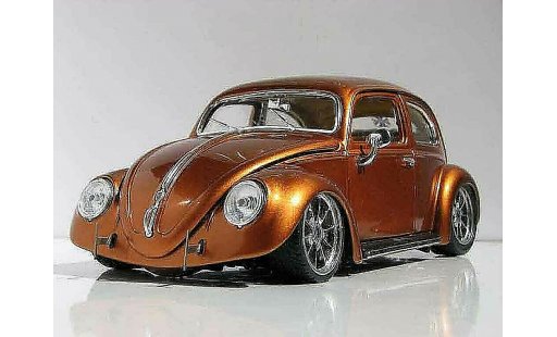 Volkswagen Kafer Base 1/18 Burago coccinelle ovale naranja burn coche miniatura