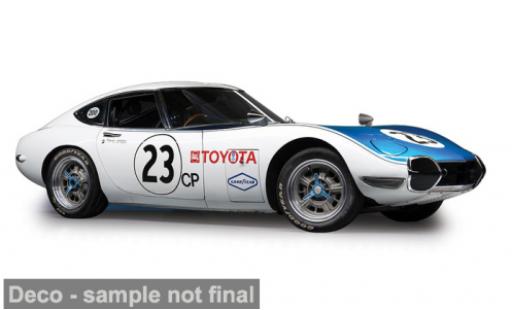 Toyota 2000 GT 1/64 IXO America weiss/blau 1967 1:64 coche miniatura