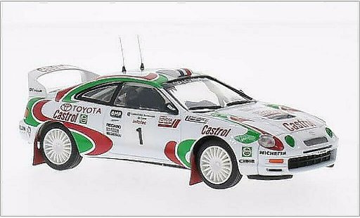Toyota Celica ST205 1/43 Trofeu GT-Four No.1 Team Europe Castrol Rally WM Tour de Corse 1995 /D.Auriol coche miniatura