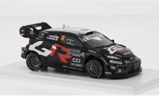 Toyota Yaris 1/43 Spark GR Rally 1 Rally Monte Carlo 2025 #18 T.Katsuta/A.Johnston 1:43 coche miniatura