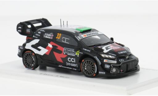 Toyota Yaris 1/43 Spark GR Rally 1 Rally Monte Carlo 2025 #33 E.Evans/S.Martin 1:43
