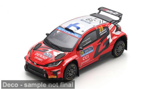 Toyota Yaris 1/43 Spark GR Rally 2 Rally Finland 2024 Gazoo Racing WRT #39 J.M.Latvalla/J.H&auml;nninen 1:43 coche miniatura
