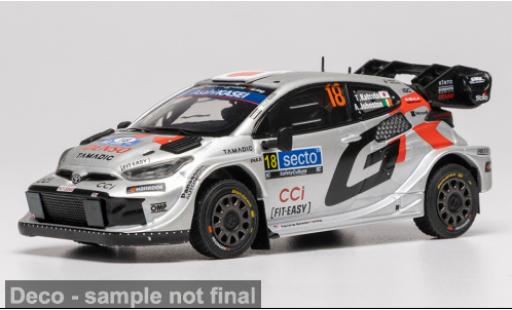 Toyota Yaris 1/43 IXO GR Rally1 Rally Finland 2025 #18 T.Katsuta/A.Johnston 1:43