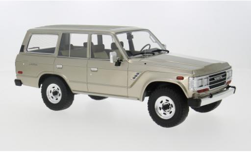 Toyota Land Cruiser 1/18 Lucky Step Models (J60) bronze 1987 1:18 coche miniatura