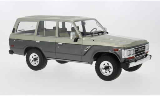Toyota Land Cruiser 1/18 Lucky Step Models (J60) silber/grau 1987 1:18 coche miniatura