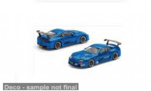 Toyota Supra 1/64 Pop Race GT500 (A80) blau 1:64 coche miniatura