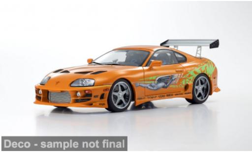 Toyota Supra 1/18 Kyosho Turbo (MA70) naranja 1:18