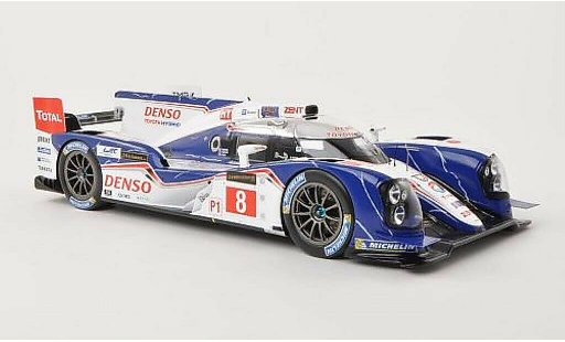 Toyota TS030 Base 1/18 Spark Hybrid No.8 Denso 24h Le Mans 2013 /S.Sarrazin coche miniatura