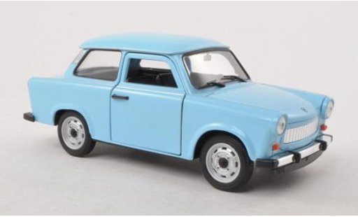 Trabant 601 Base 1/24 Welly azul coche miniatura