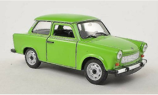 Trabant 601 Base 1/24 Welly verde coche miniatura