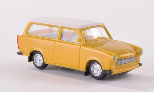 Trabant 601 Universal 1/87 Herpa amarillo/blanco coche miniatura