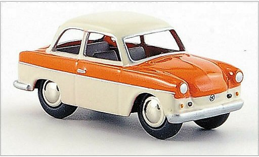 Trabant P50 Base 1/87 Bub lachs/creme coche miniatura