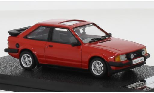 Coche miniatura Ford Escort 1/43 Triple 9 Collection MkIII XR3i rojo RHD 1983 Ford Escort 1/43 Triple 9 Collection MkIII XR3i rojo RHD 1983 coche miniatura