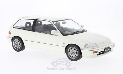 Coche miniatura Honda Civic 1/18 Triple 9 Collection EF-3 Si blanco RHD 1987 ohne Vitrine Honda Civic 1/18 Triple 9 Collection EF-3 Si blanco RHD 1987 ohne Vitrine coche miniatura