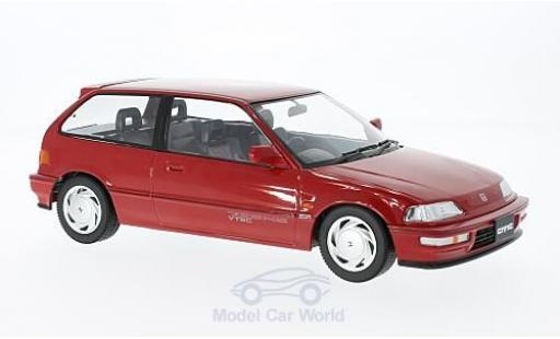 Coche miniatura Honda Civic 1/18 Triple 9 Collection EF-9 SiR rojo RHD 1990 ohne Vitrine Honda Civic 1/18 Triple 9 Collection EF-9 SiR rojo RHD 1990 ohne Vitrine coche miniatura