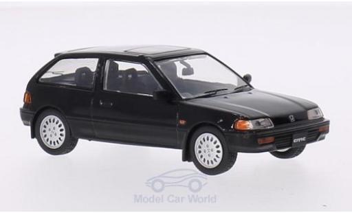 Coche miniatura Honda Civic 1/43 Triple 9 Collection negro RHD 1987 Honda Civic 1/43 Triple 9 Collection negro RHD 1987 coche miniatura