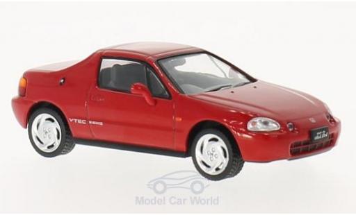 Coche miniatura Honda CR-X 1/43 Triple 9 Collection Delsol rojo RHD 1992 Honda CR-X 1/43 Triple 9 Collection Delsol rojo RHD 1992 coche miniatura