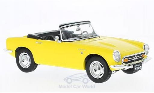 Coche miniatura Honda S800 1/18 Triple 9 Collection Cabrio amarillo 1966 ohne Vitrine Honda S800 1/18 Triple 9 Collection Cabrio amarillo 1966 ohne Vitrine coche miniatura