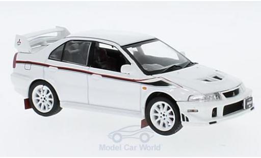 Coche miniatura Mitsubishi Lancer 1/43 Triple 9 Collection EVO 6 TME blanco RHD 2000 Mitsubishi Lancer 1/43 Triple 9 Collection EVO 6 TME blanco RHD 2000 coche miniatura
