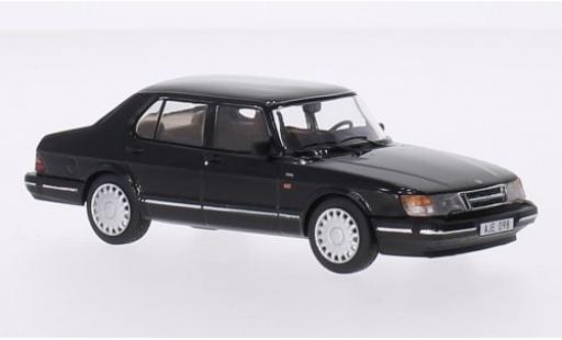 Saab 900 1/43 Triple 9 Collection i negro 1987 coche miniatura