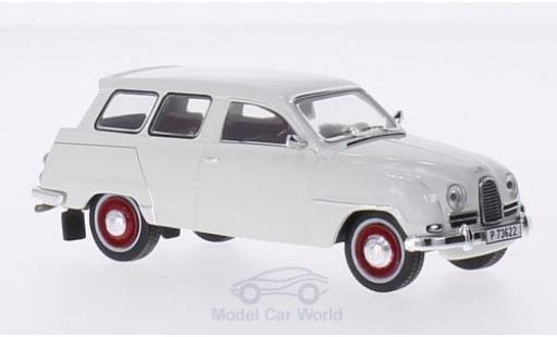 Coche miniatura Saab 95 1/43 Triple 9 Collection blanco 1961 Saab 95 1/43 Triple 9 Collection blanco 1961 coche miniatura