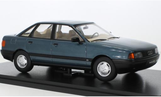 Audi 80 1/18 Triple 9 Collection (B3) metallise turquesa 1989 coche miniatura