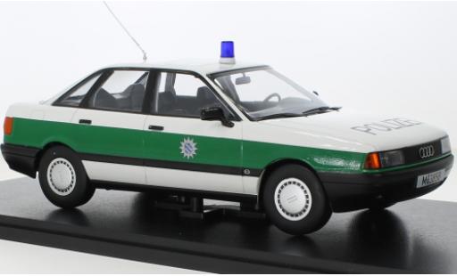 Audi 80 1/18 Triple 9 Collection (B3) police (D) 1989 coche miniatura