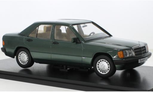 Mercedes 190 1/18 Triple 9 Collection E (W201) 2.3 Sportline metallise verde 1993 coche miniatura