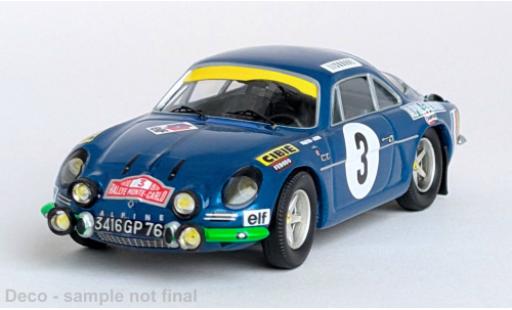 Coche miniatura Alpine A110 1/43 Trofeu Rally Monte Carlo 1970 #3 1:43 Alpine A110 1/43 Trofeu Rally Monte Carlo 1970 #3 1:43 coche miniatura