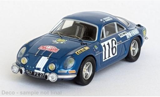 Coche miniatura Alpine A110 1/43 Trofeu Rally Monte Carlo 1971 #116 1:43 Alpine A110 1/43 Trofeu Rally Monte Carlo 1971 #116 1:43 coche miniatura