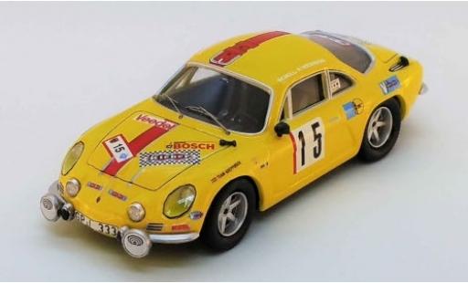 Coche miniatura Alpine A110 1/43 Trofeu Renault No.15 Olympia Rallye 1972 H.Schuller/H.Weidmann Alpine A110 1/43 Trofeu Renault No.15 Olympia Rallye 1972 H.Schuller/H.Weidmann coche miniatura